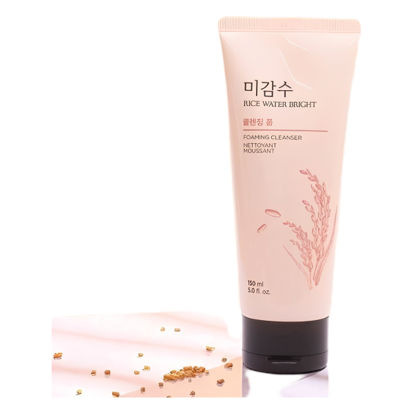 Korean rice face wash